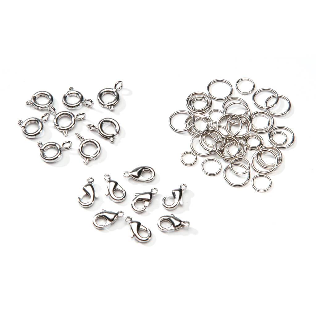 JEWELRY FINDINGS RHODIUM 