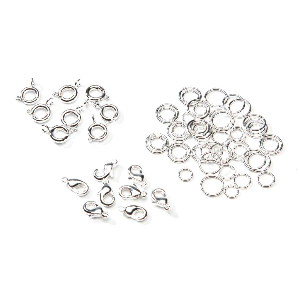 FINDINGS ASST. FOR CHAIN X66 BRIGHT SILVER 