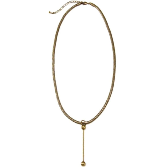 Snake Chain Necklace Bronze 18 inches 
