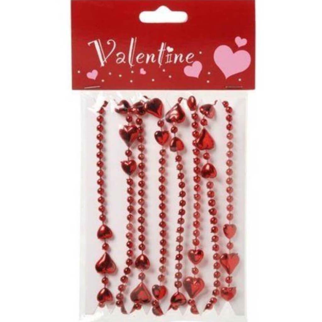 Valentines Day Garland Red Heart 4ft 