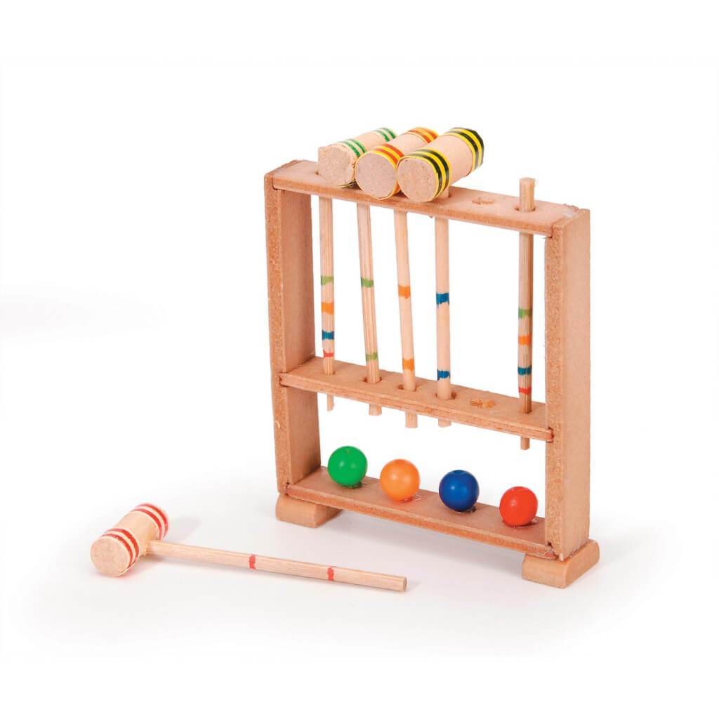 MINIATURE CROQUET SET 2.75IN 