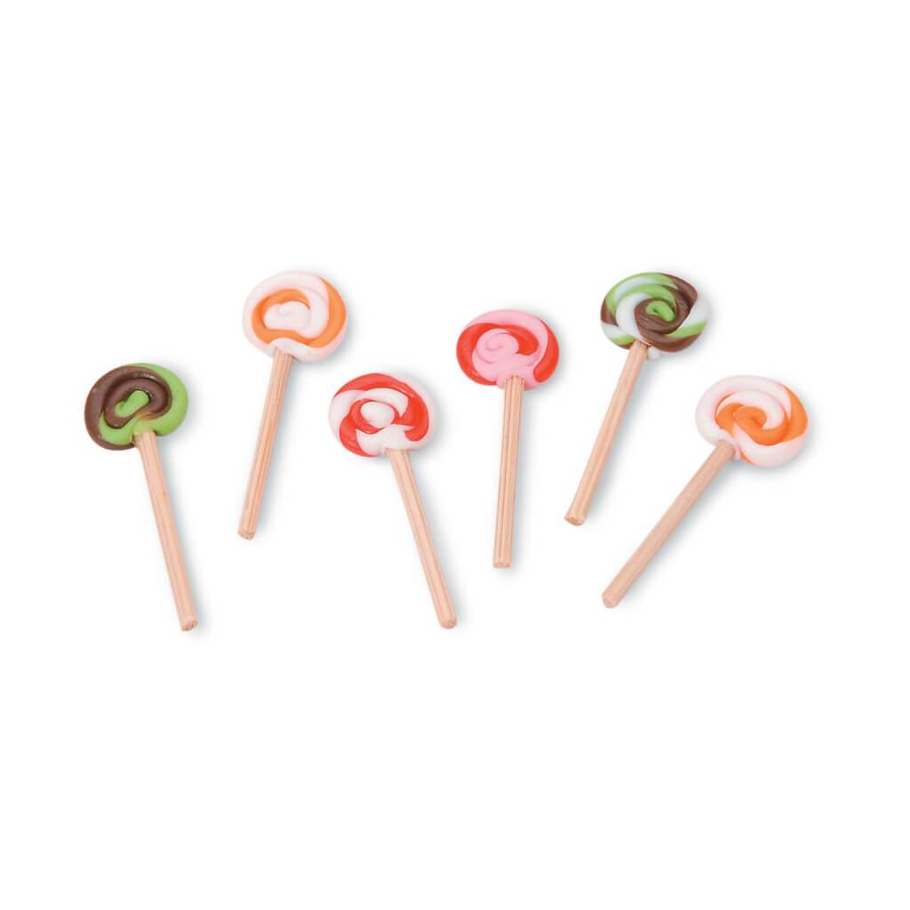 MINIATURE LOLLIPOP TWISTS 6PC 1IN 