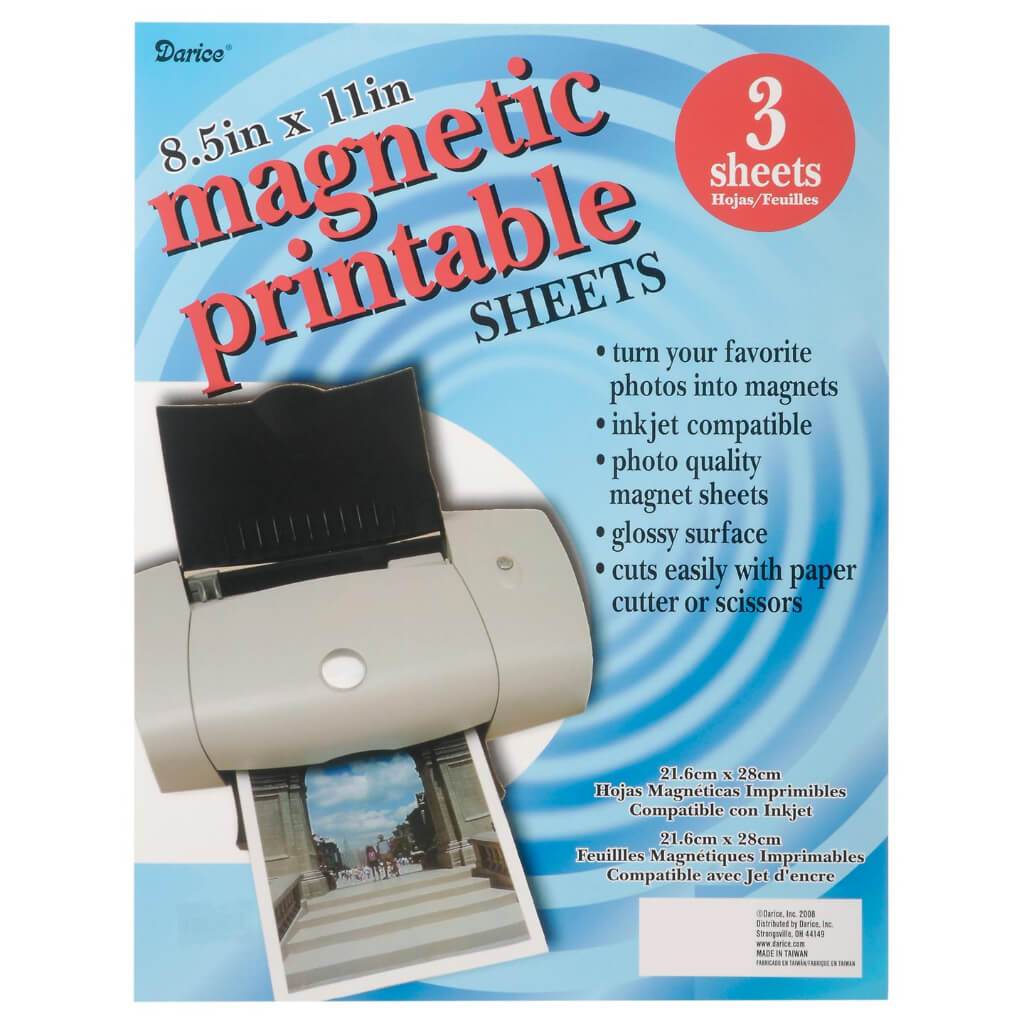 MAGNETIC PRINTABLE SHEET 8.5X 