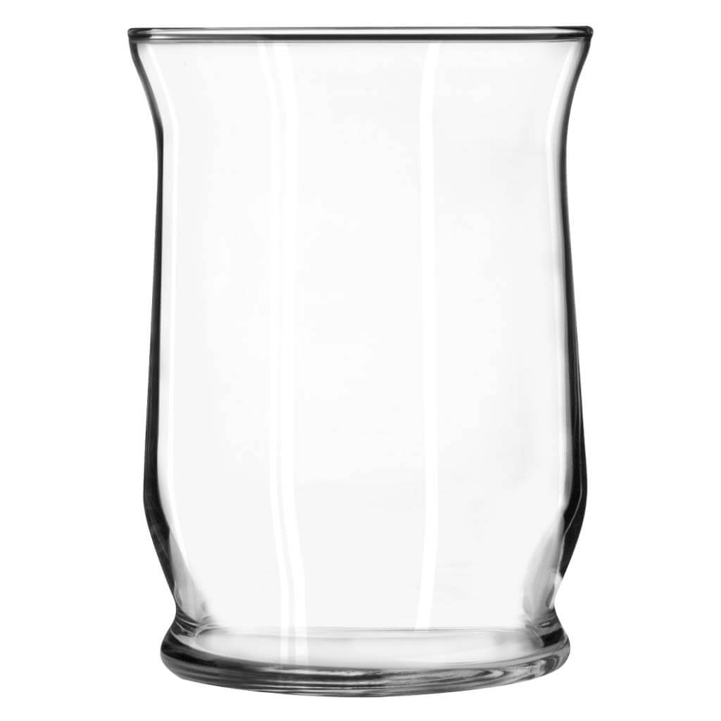 Adorn Hurricane Glass Vase 8in