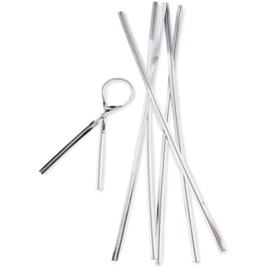 TWIST TIES SILVER 7.25IN 150PC 