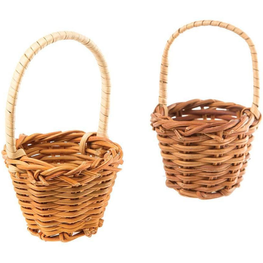 BASKET MINI FERN 2 STYLS 2PC 2IN 