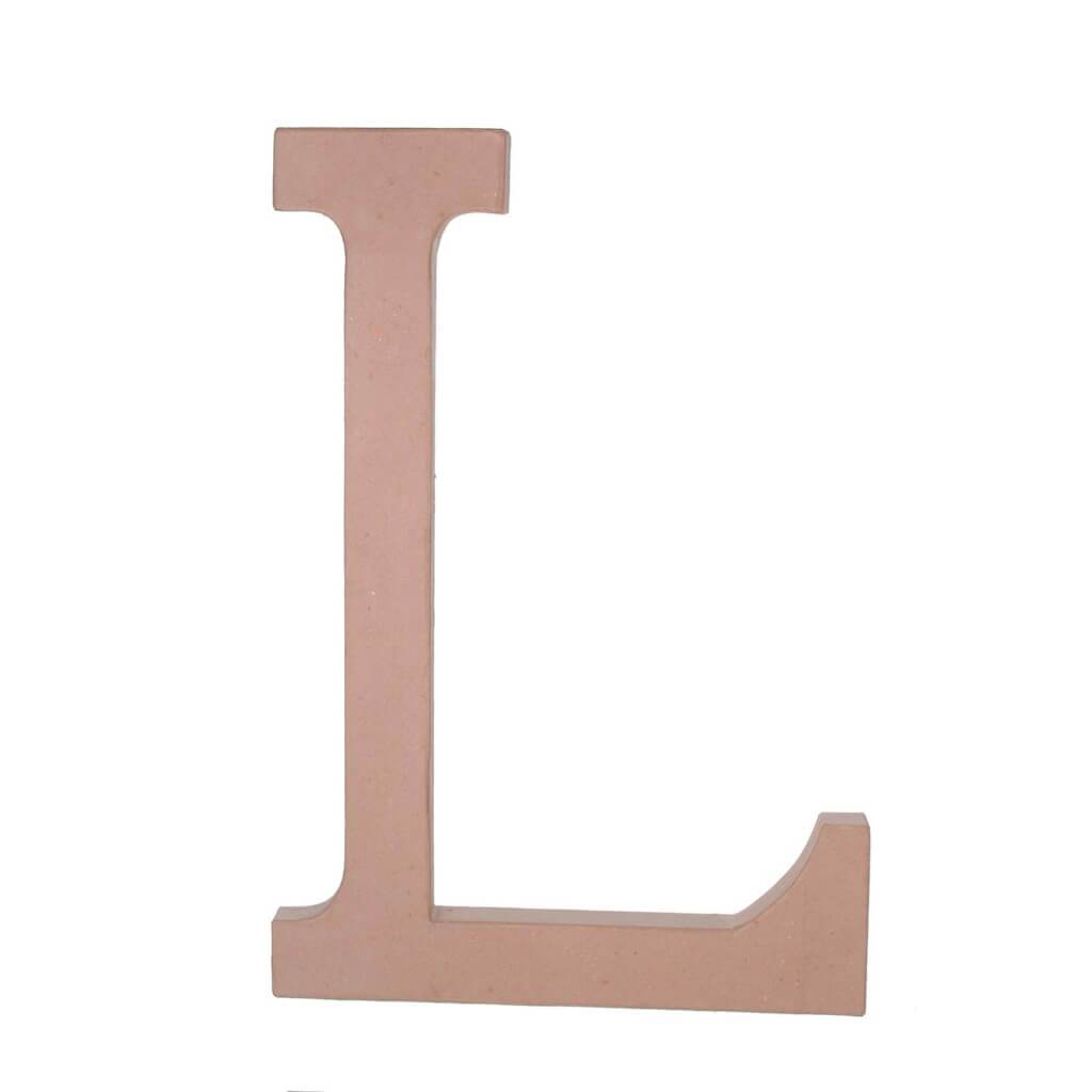 PAPER MACHE LETTER L 23.5IN 