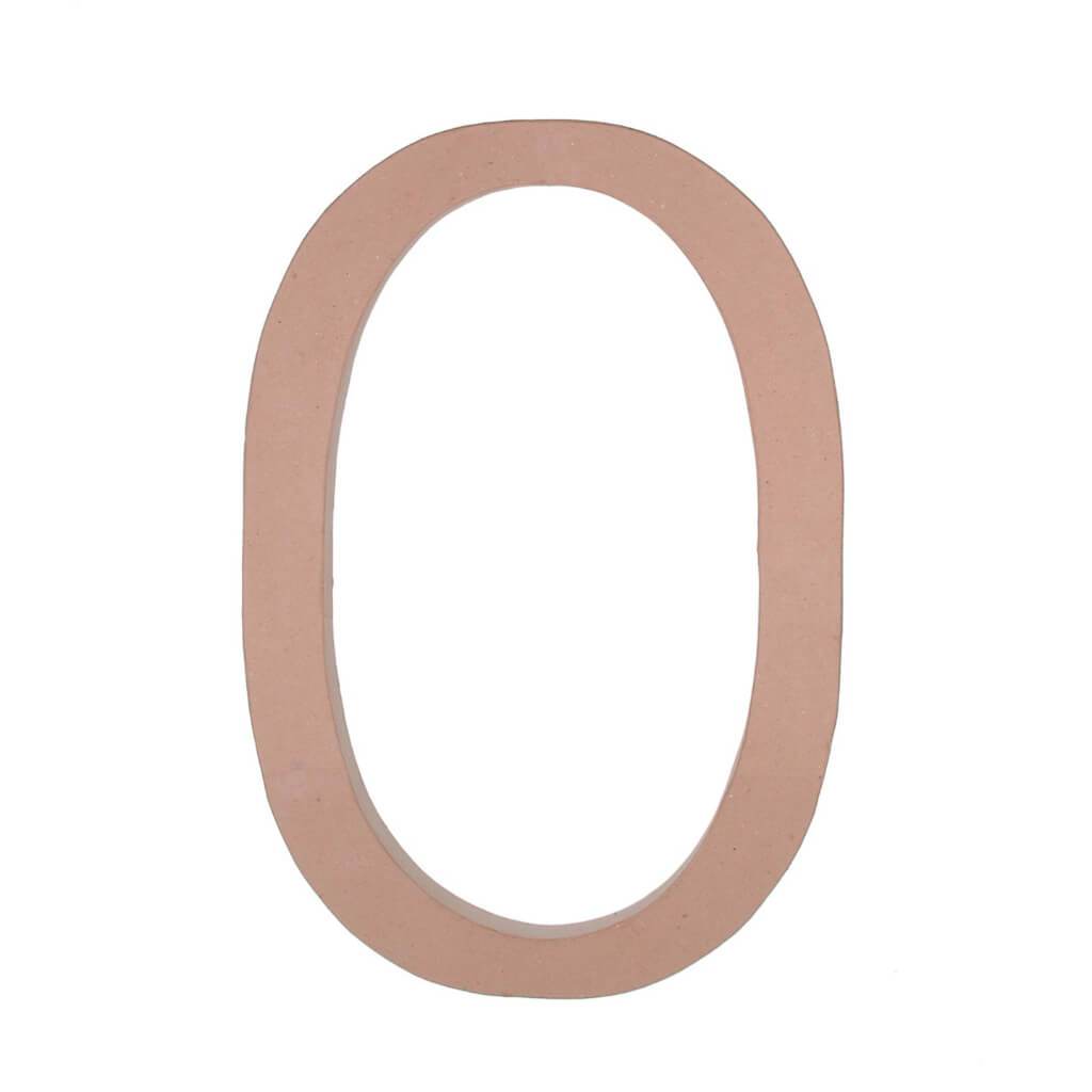PAPER MACHE LETTER O 23.5IN 
