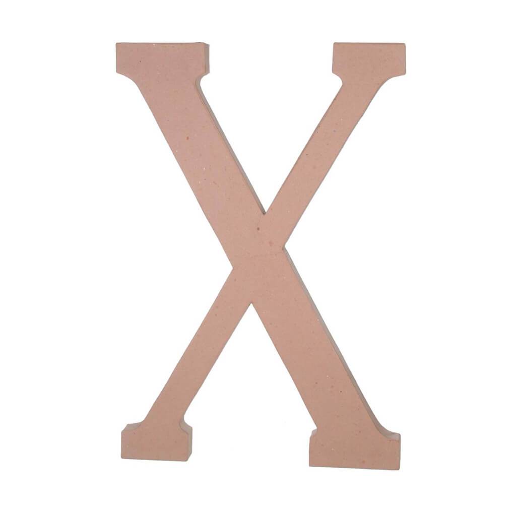 PAPER MACHE LETTER X 23.5IN 