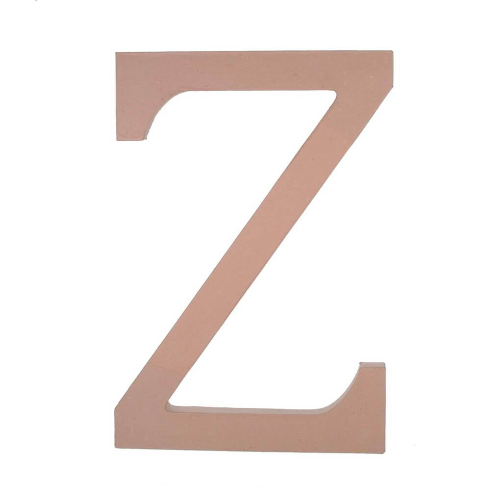 PAPER MACHE LETTER Z 23.5IN 