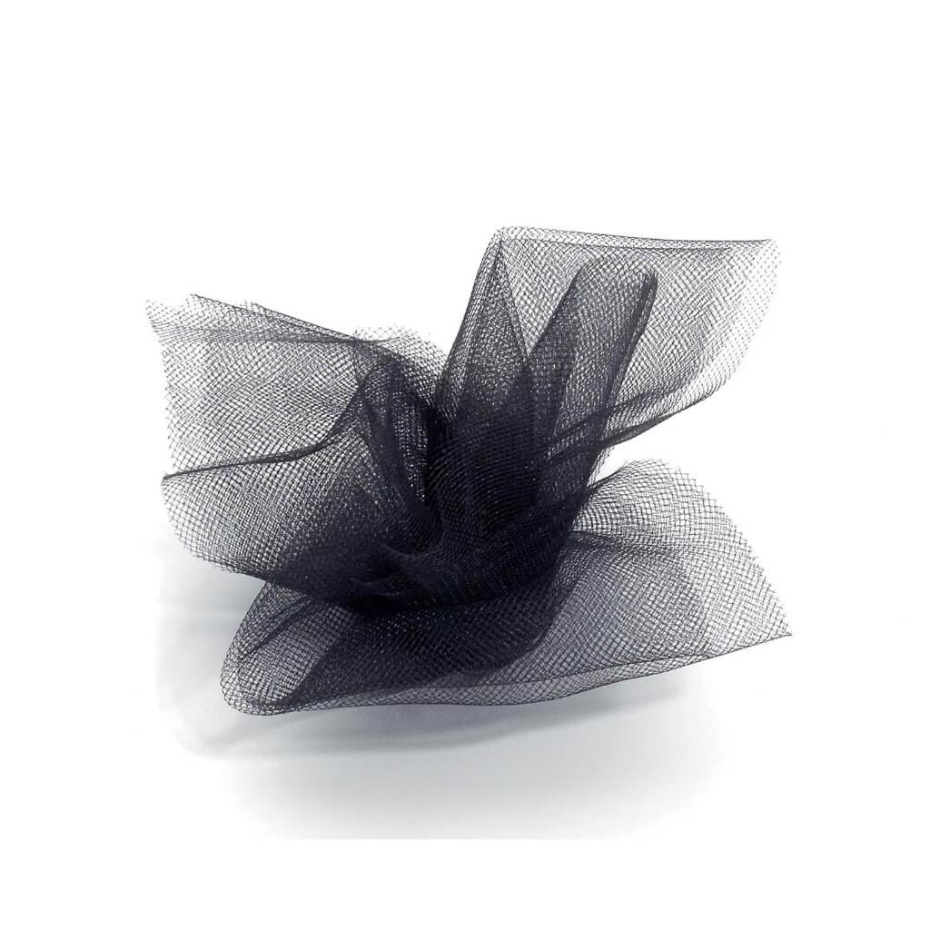 TULLE BLACK 6INX25YD 