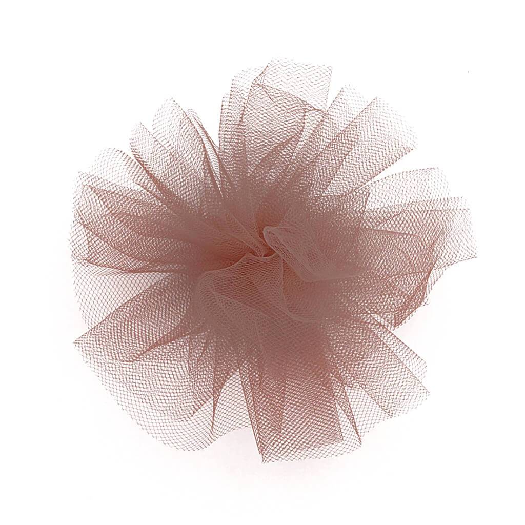 TULLE CHOC 6INX25YD 