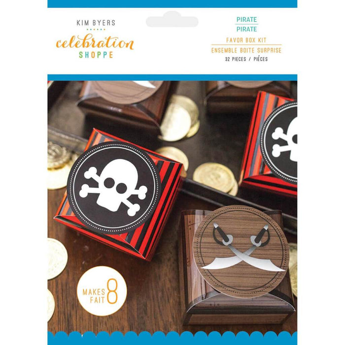 FAVOR BOX KIT PRIRATE 8PK 