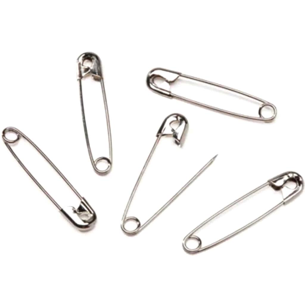 #3 Safety Pins Silver 