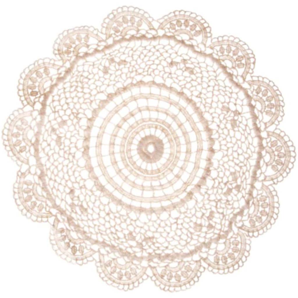 Doily Ecru 12 Inches 