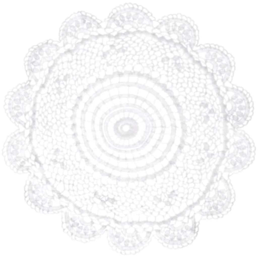 Doily White 12 Inches 