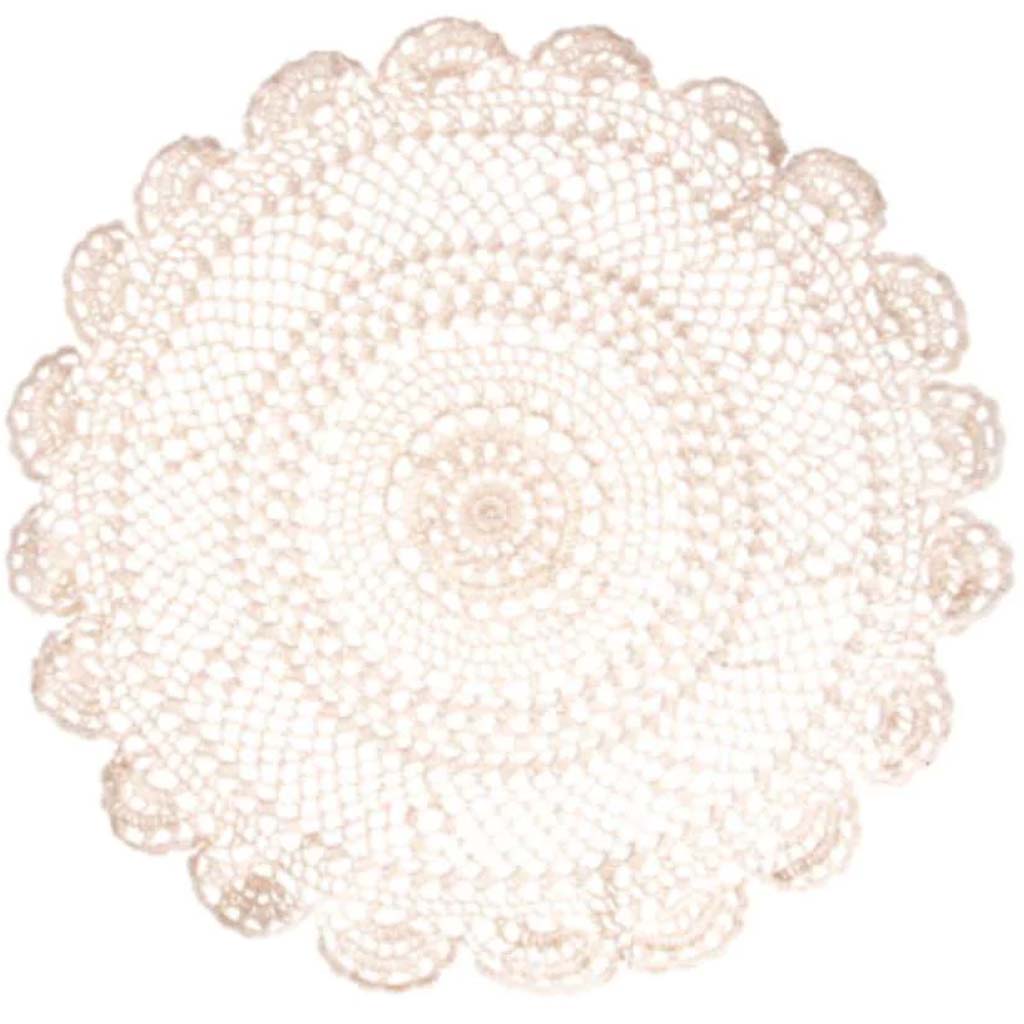 Doily Ecru 18 Inches 