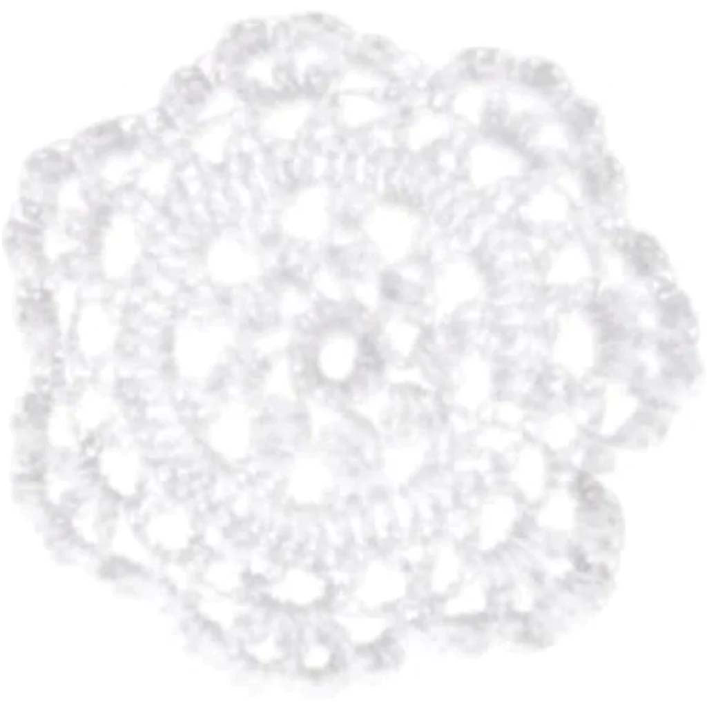 Doily White 4 Inches 