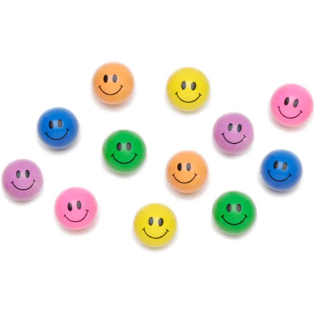 Smile Face Balls Assorted Colors 