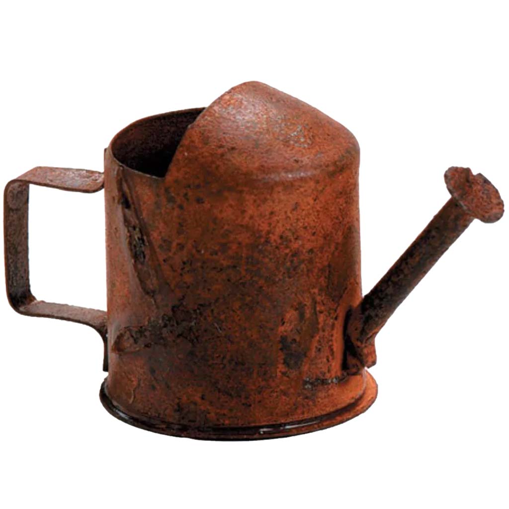 Watering Can Metal Rusted 