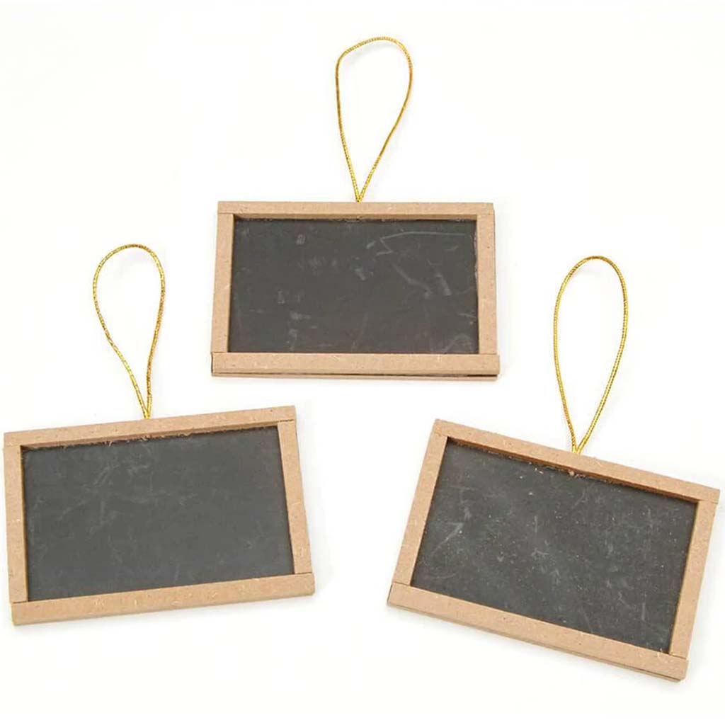 Chalkboard with Wood Frame 2 x 3in - 3pcs