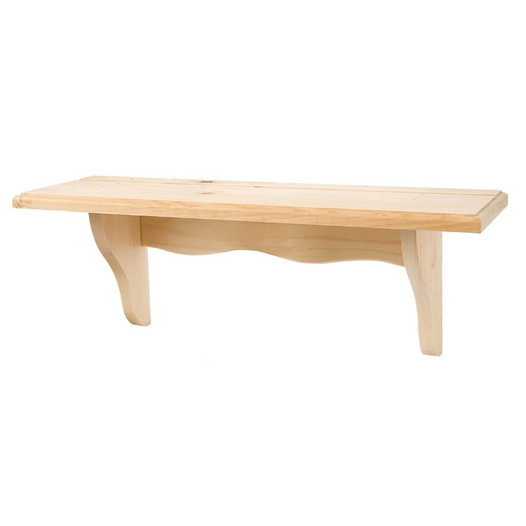 SHELF UNFIN WOOD 24IN 