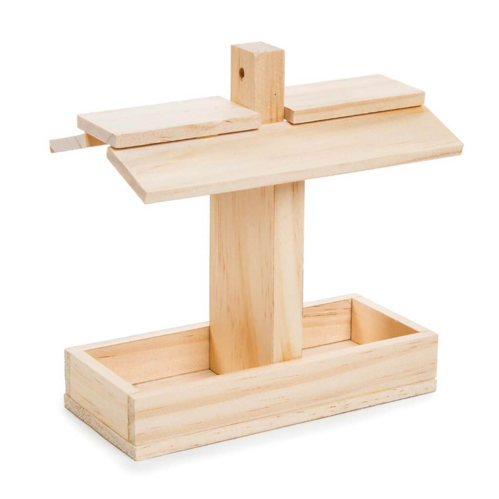 WOOD MODEL KIT BIRDFEEDER 8X3.5IN 