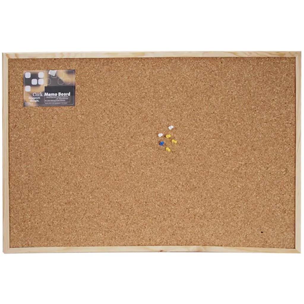 Buy CORK MEMO BOARD 24X35IN for 132.0 AED Online Creative Minds Art