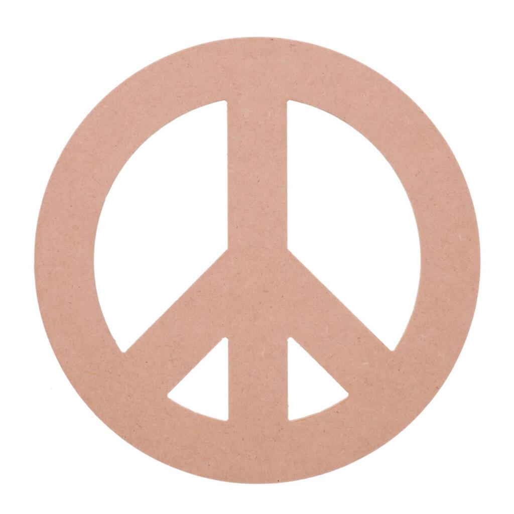 WOOD PEACESIGN UNFIN DIAM 8IN 