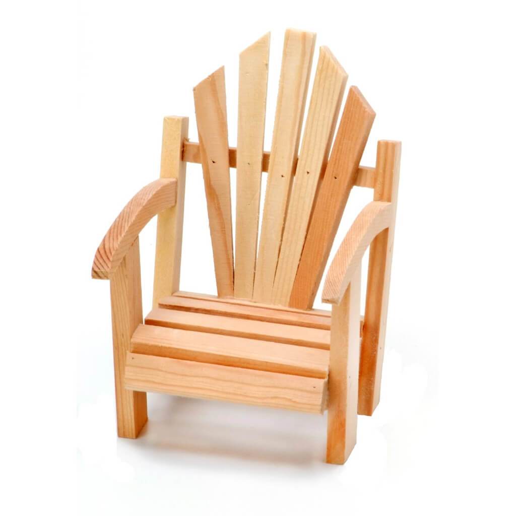 WOOD SLAT CHAIR UNFINISHED 3.74 X 4.2 X 5.5IN 