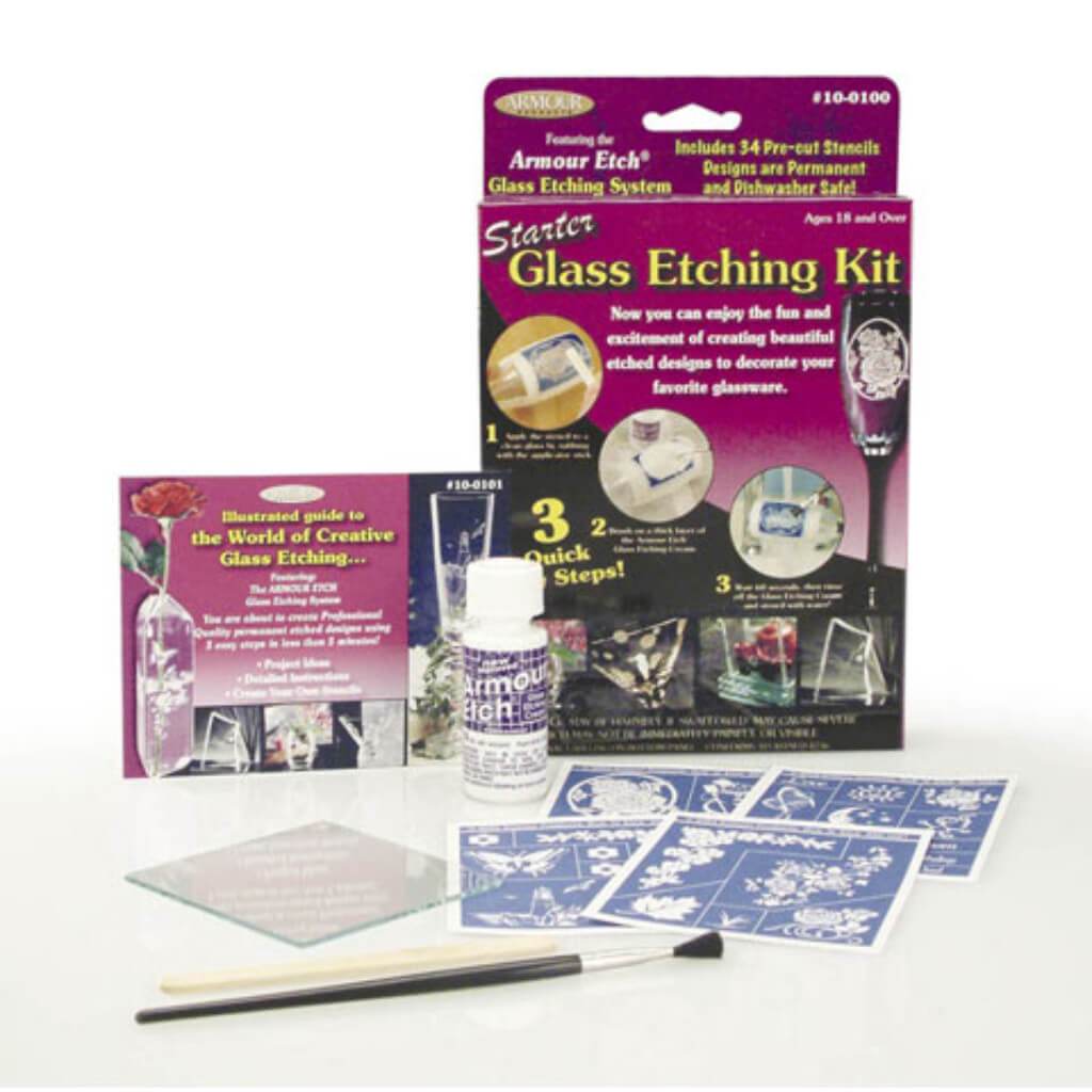 Starter Glass Etching Kit 