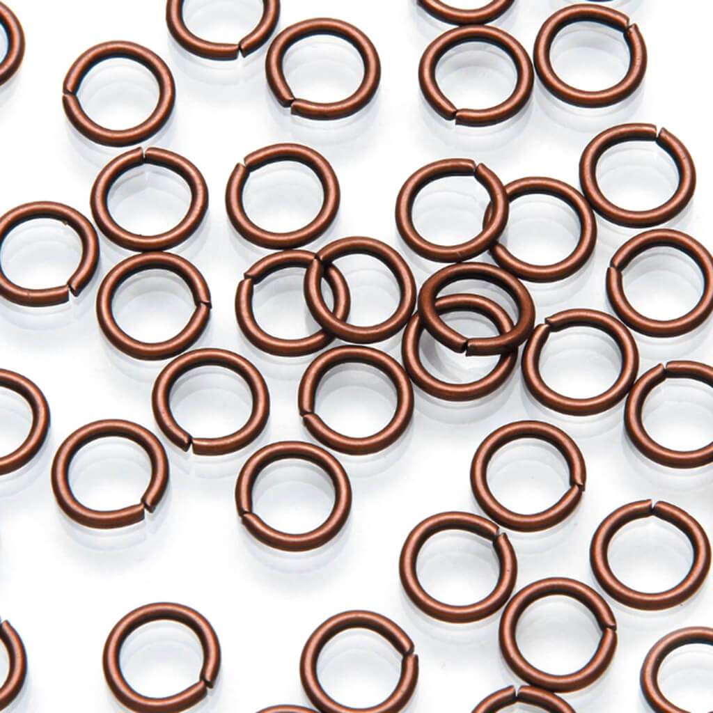 JUMP RING 20GAUGE ANT.COPPER 6MM 