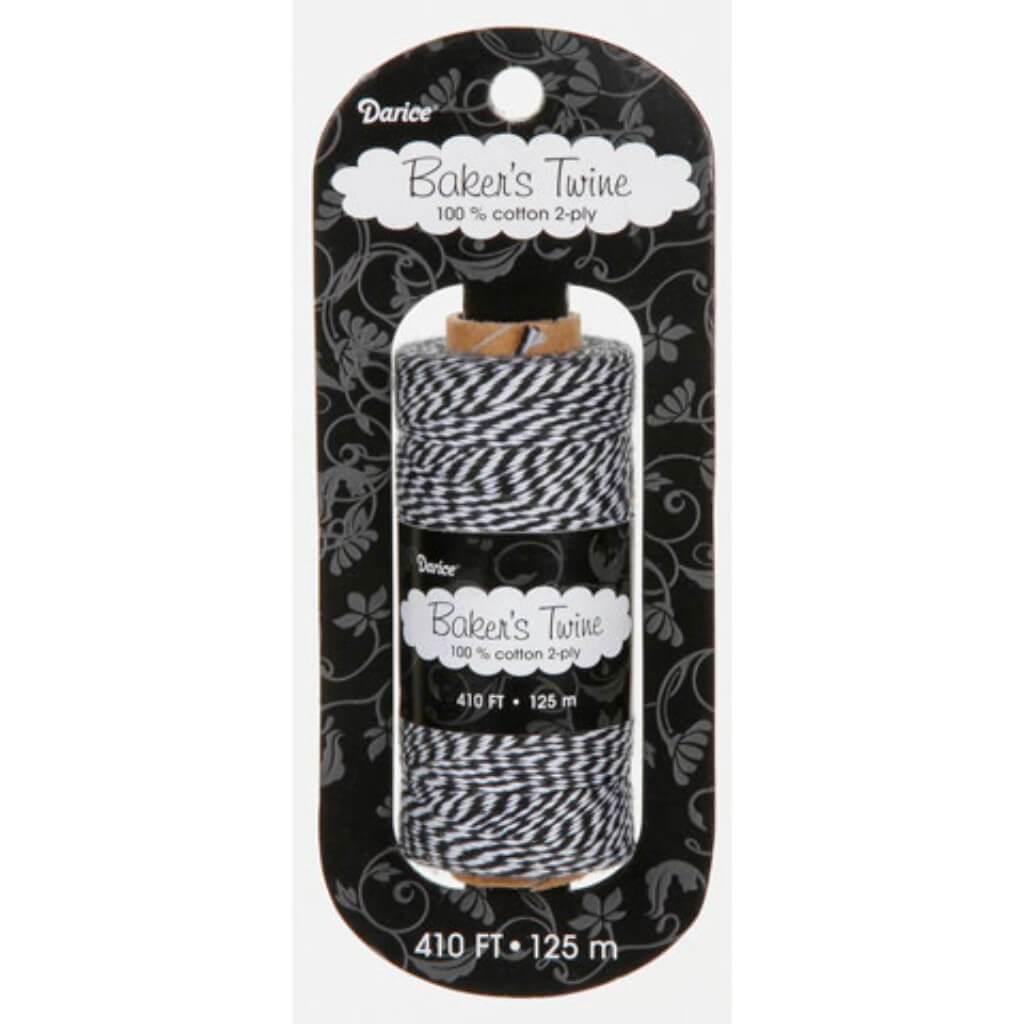 Baker&#39;s Twine Cotton Black &amp; White 