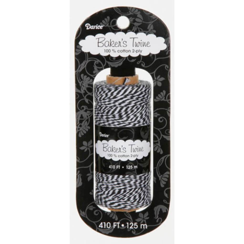 Baker's Twine Cotton Black &amp; White 