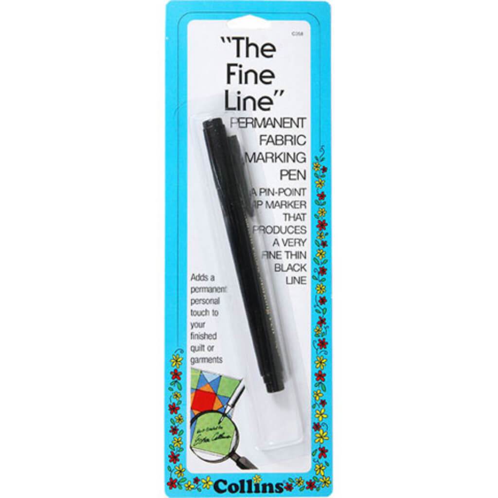 Fabric Pen Black Permanent 