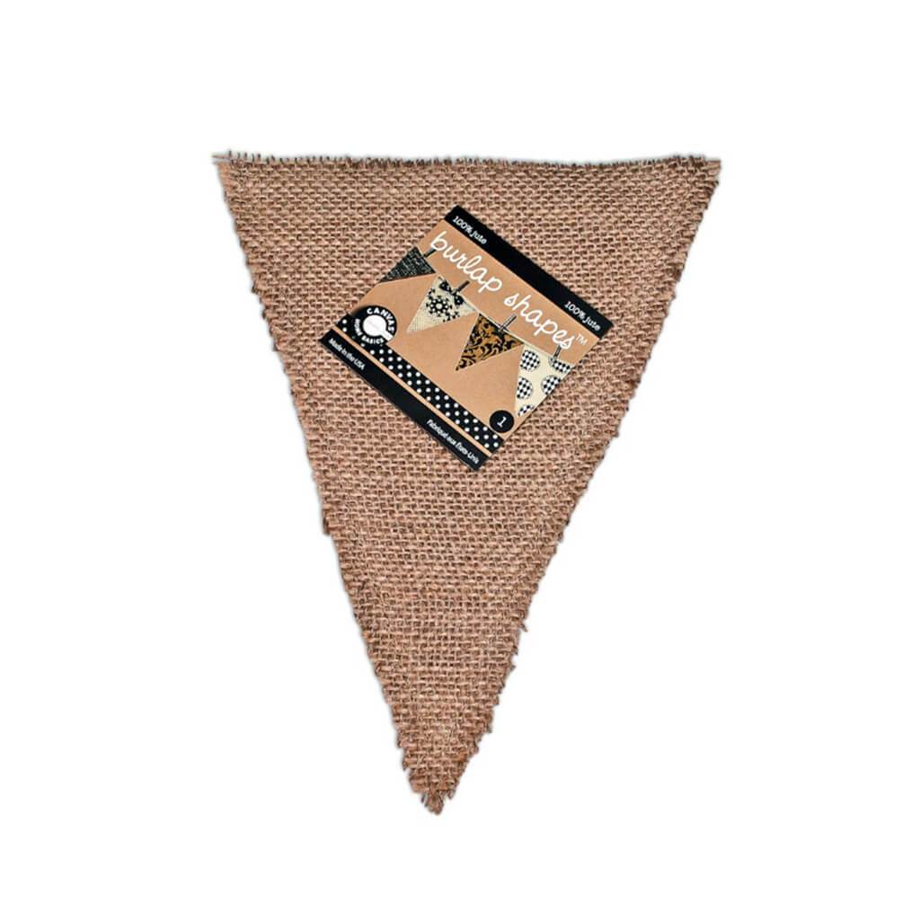 BURLAP SHAPE TRIANGLE 