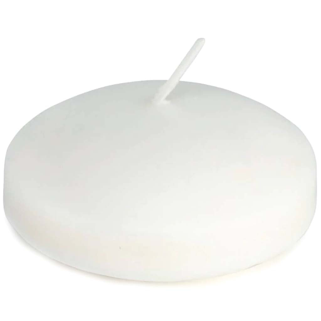 Candle Floating White 4Pk 3in