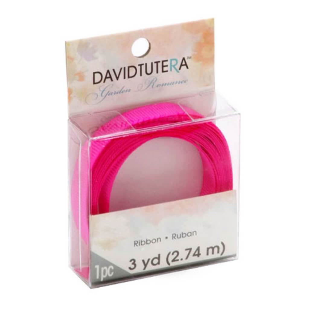 DAVID TUTERA GROSGRAIN RIBBON 3YD FUCHSIA 