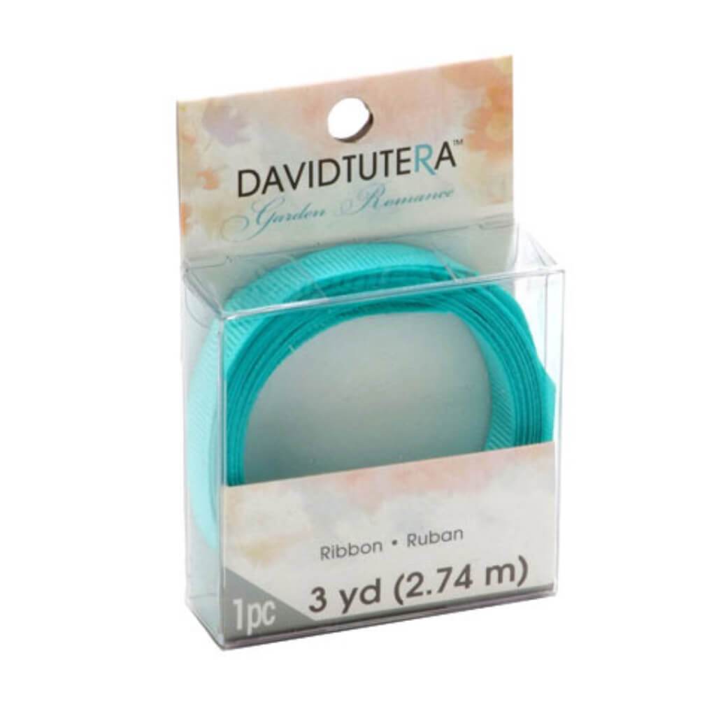 DAVID TUTERA GROSGRAIN RIBBON 3YD TURQUIOS 