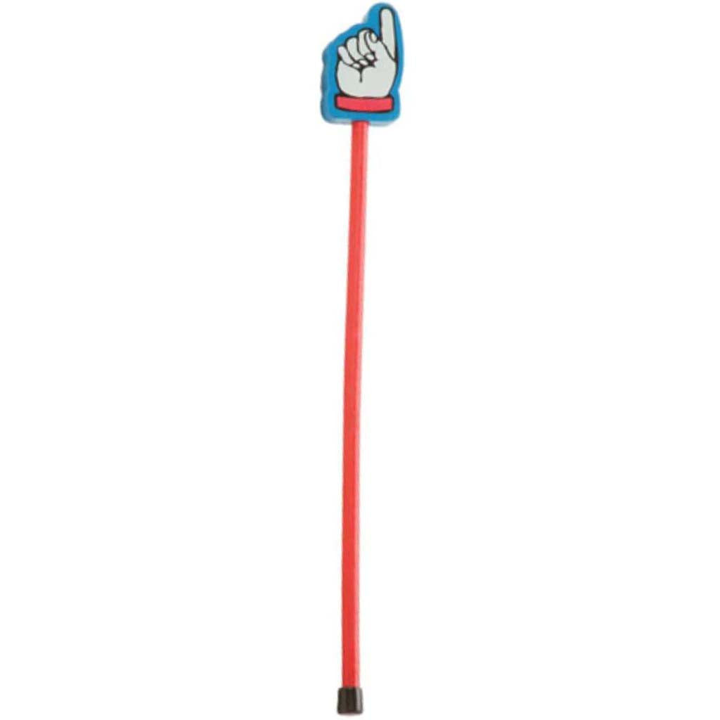 WOOD HANDLE POINTER WRUBBER TI 