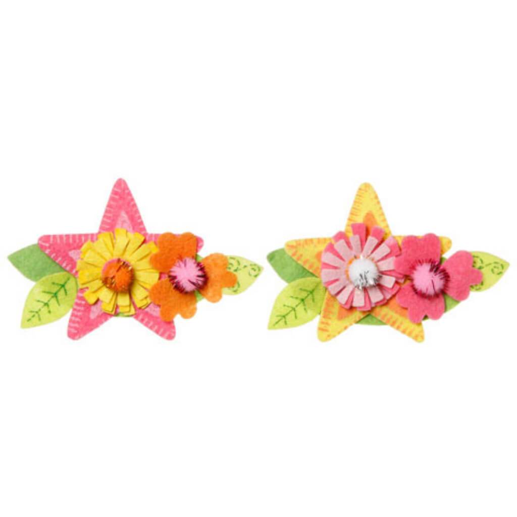 FELT EMBELLISHMENT STAR DBLE S 