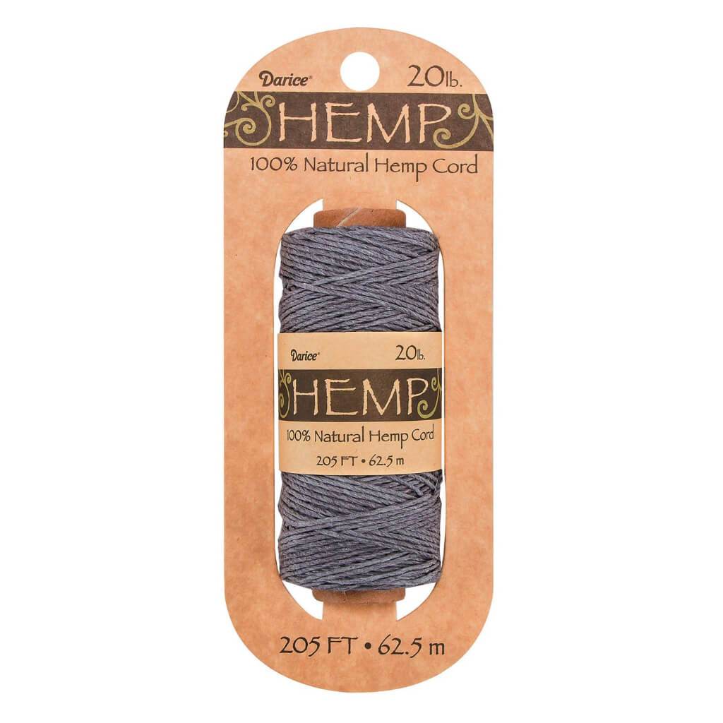 HEMP SPOOL 205FT 20LB GRAY 