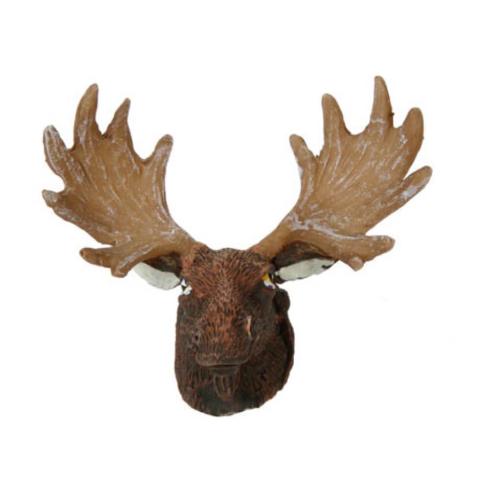 MINIATURE MOOSE HEAD W ANTLERS 2IN 