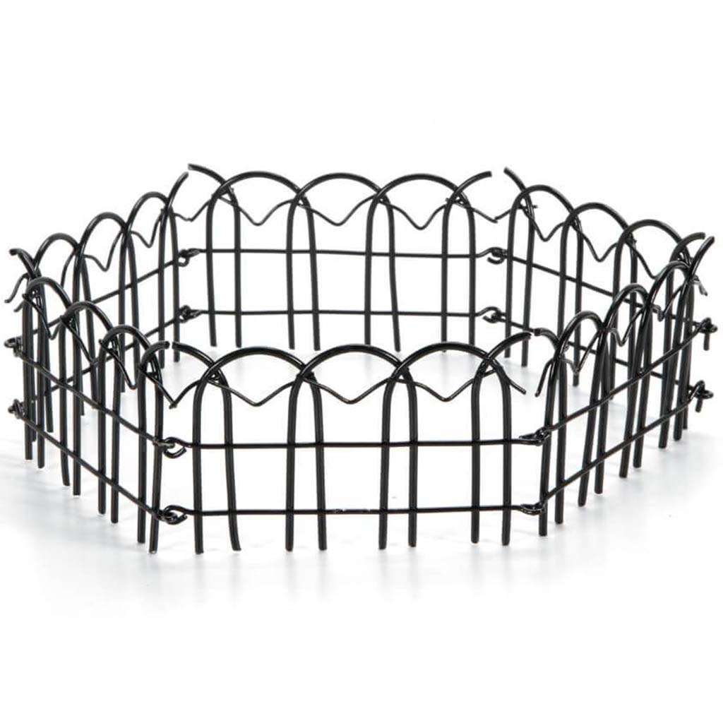 MINI WIRE FENCE BLACK 2.5X24IN 