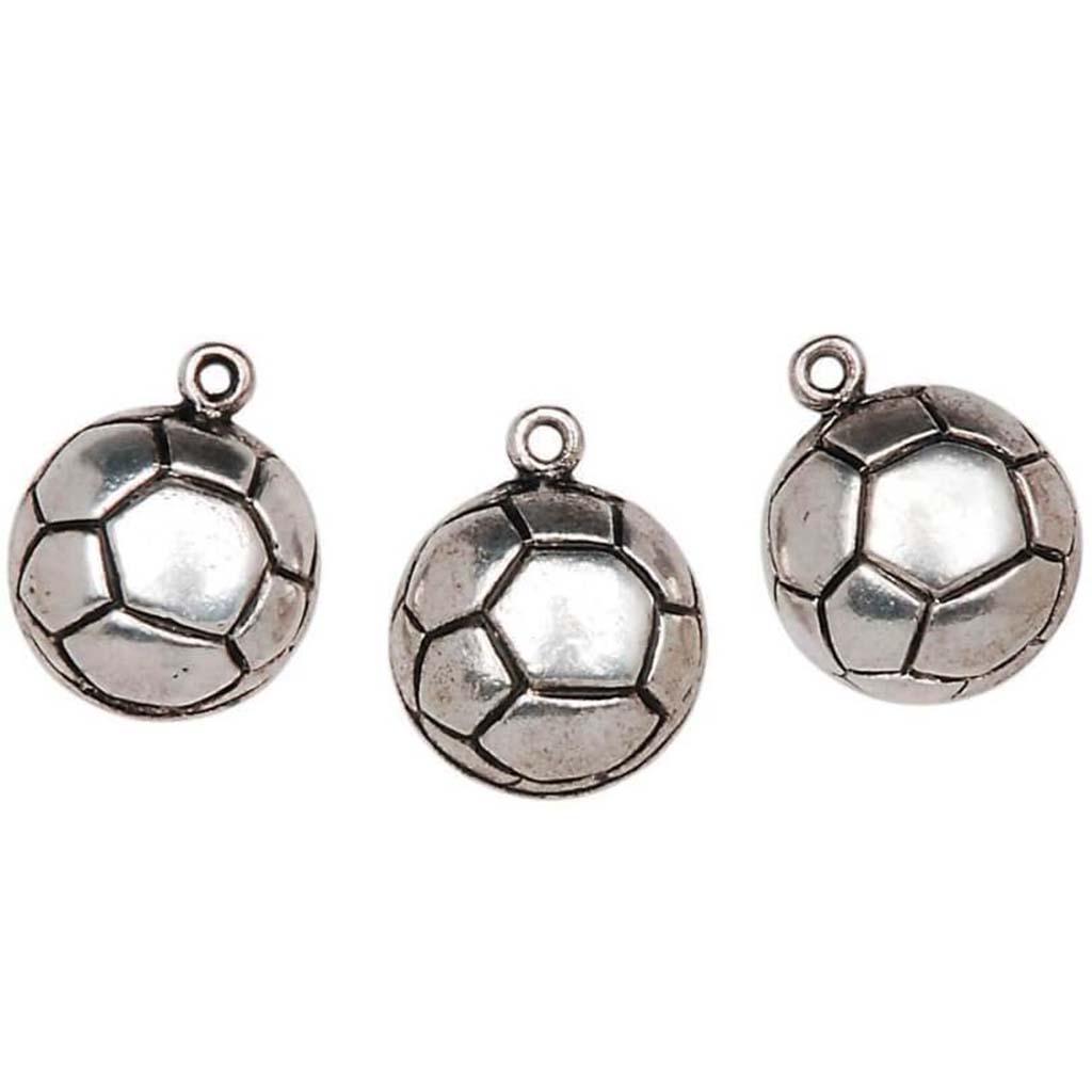 CHARMS METAL SOCCER BALL 12PC 