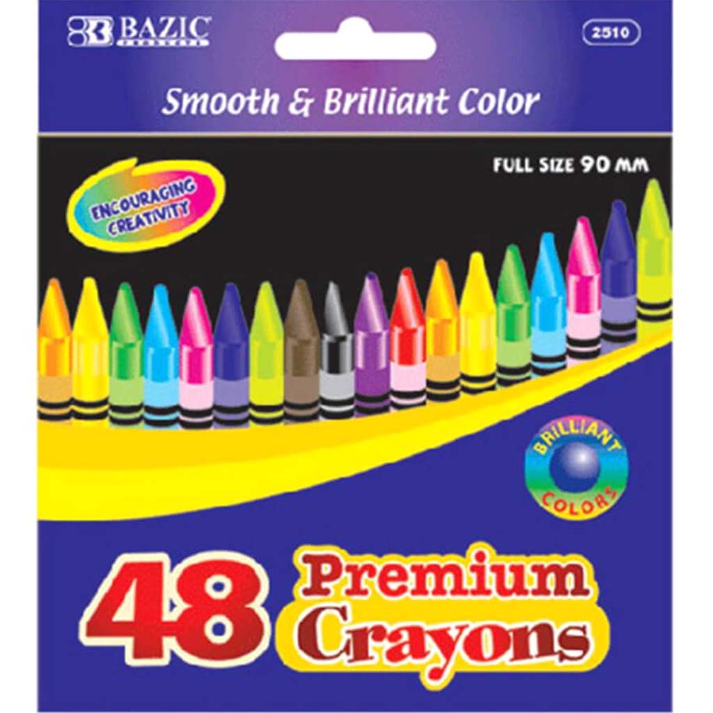 Premium Color Crayons 48pcs 