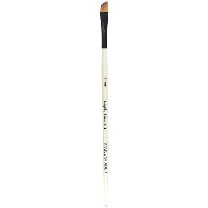 Simply Simmons Short Handle Angle Shader Brushes