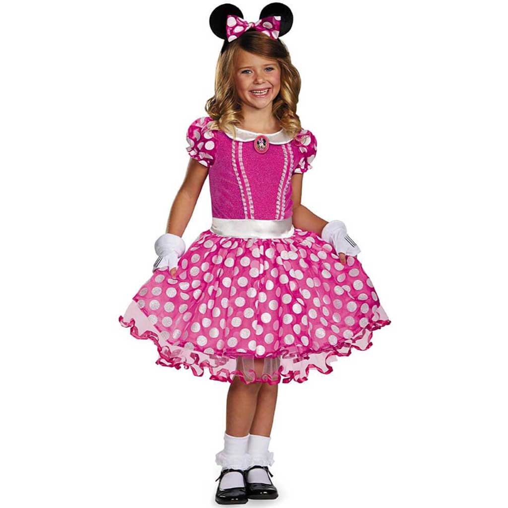 Pink Minnie Tutu Prestige Costume (3-4) Medium