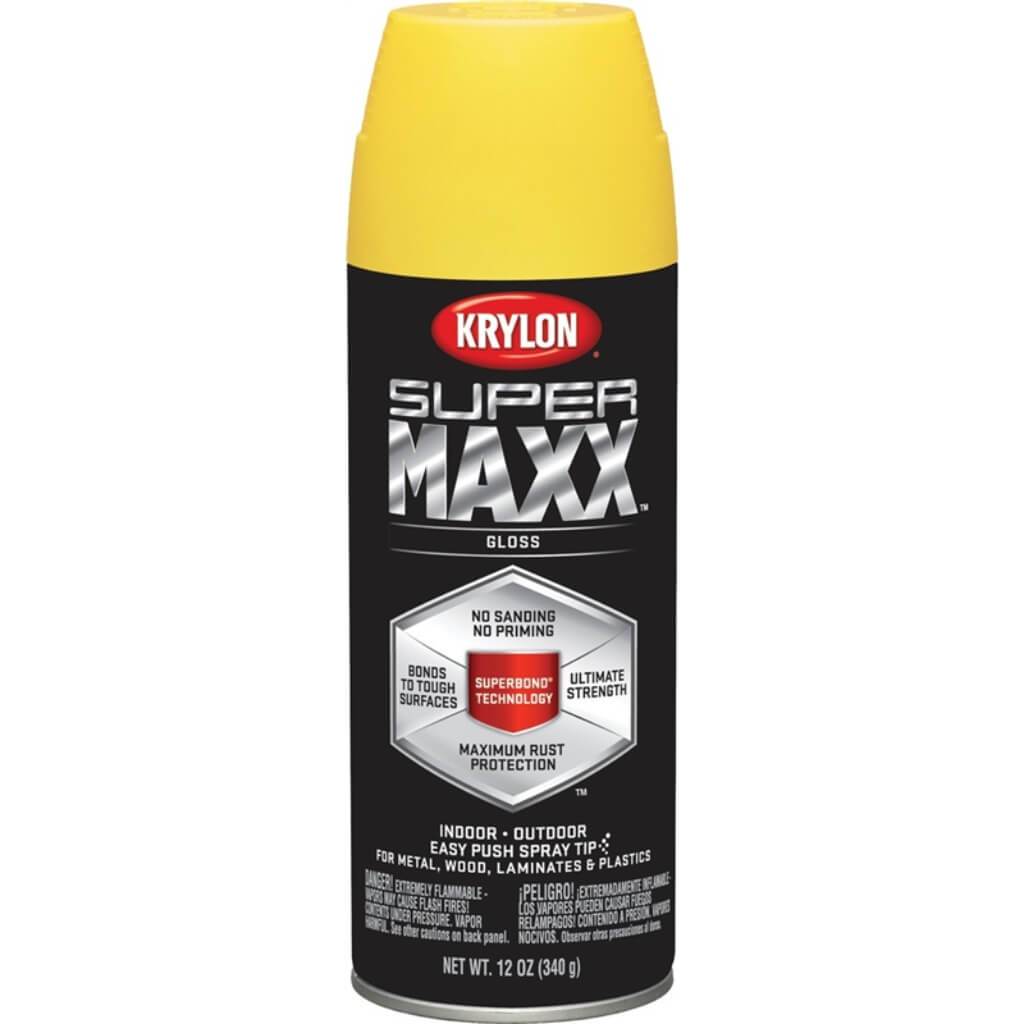 Spray Paint Krylon Supermaxx All in one Gloss 12oz
