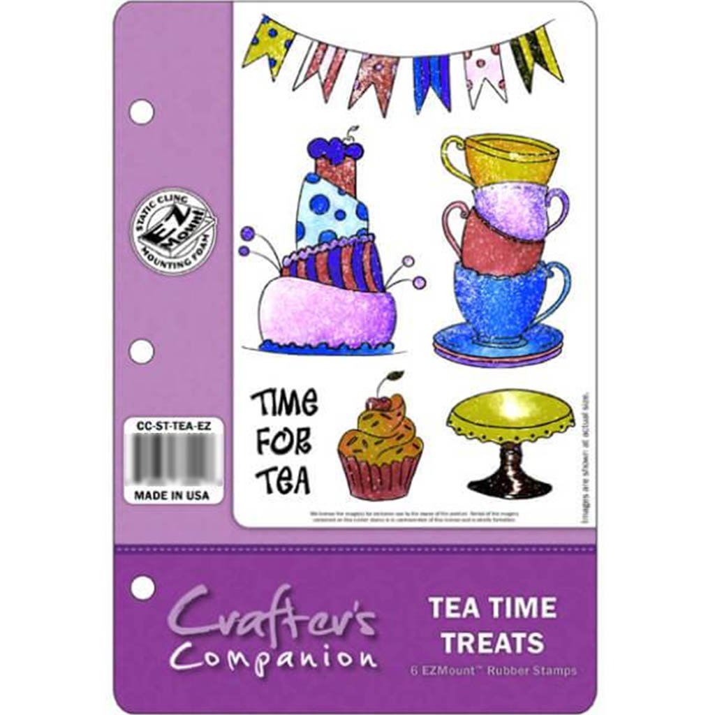 Crafters Comp Ezmount Stamp St Tea Time Treats 